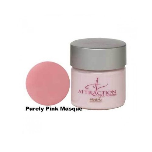 NSI Attraction Nail Powder, Purely Pink Masque Pink