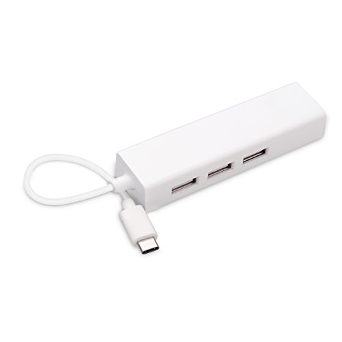 LENTION USB-C HUB, USB 3.1 Typ C bis 3 Ports USB 2.0 HUB + RJ45 Lan Ethernet Adapter für MacBook 12″, Neu MacBook Pro 13″ / Pro 15″ 2016/2017, und andere Geräte mit USB-C-Port - 3