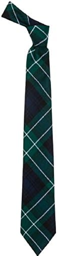 Abercrombie Modern 100% Wool Tartan Tie & Gift Wrap - Made in Scotland by Lochcarron