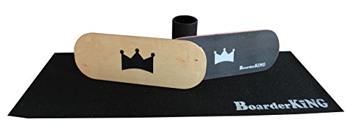 Indoorboard „BoarderKING“ Skateboard Surfboard Balanceboard – surfen im Wohnzimmer - 3