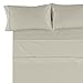 Produktbild es-tela Glatte biés 50/50 Bettwäsche Set para cama de 160 cm, 4 piezas stein