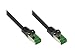 Produktbild Good Connections PREMIUM Cat. 6A OUTDOOR Patchkabel - 15 m - IP66 mit Rastnasenschutz - 10-GIGABIT, KUPFERLEITER / CU - S/FTP, PiMF - 500MHz - für den Außenbereich, UV- und Wasser resistent - SCHWARZ