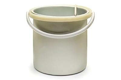 Aphrodite Pot insert chauffe-cire de rechange avec barre grattoir - Gris, 1000ml