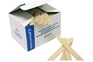 COMED Abaisse-langue Enfant Dimensions 114 x 14 x 1,6 mm boite de 250 pièces - 2510600- Certifié France Medical Industrie