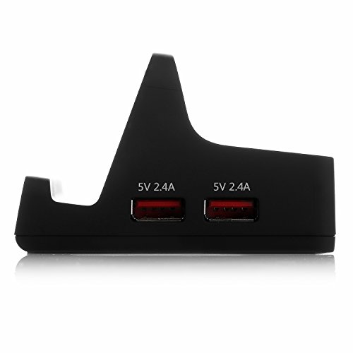 BESTEK Aktiv USB Hub 3.0 ( 4 Ports ) hat extra 2 x 5V/2.4A Ladeports + 1 Audio Port mit 12V 3A Netzteil bis zu 5 Gbps Datentransferrate abwärtskompatibel Schwarz - 3