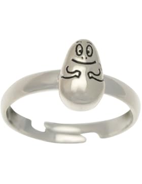 Universal Trends P08215 - Barbapapa, Versilberter Ring, Größenverstellbar