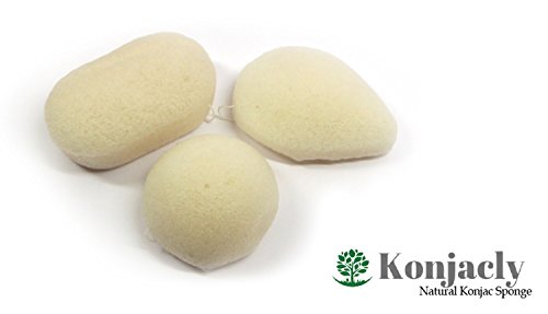 Natural Konjac sponges, set of 3 for face . Suitable for all skin types: Normal, dry, oily, sensitive and baby safe. Made from vegetable root fibre, Eco-friendly and chemical free. Extra soft gentle exfoliate & deep cleaning. Help to remove dead skin cells, dirt & impurities. Help prevent bacteria, acne breakout & blackheads, eliminate toxins, stimulate blood flow, minimise pores and improve skin texture leaving silky smooth, better completion, refreshed, radiant, reveal and rejuvenate.