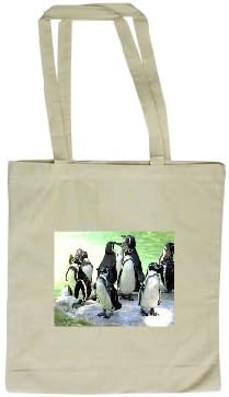Humbolt penguins enjoy a cooling dip at.. - Long Handled Shopping Bag