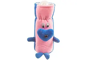 Ole Baby Dual Color Popup Cute Face Plush Bottle Cover. It can Hold Upto 500 ml Feeding Bottle.