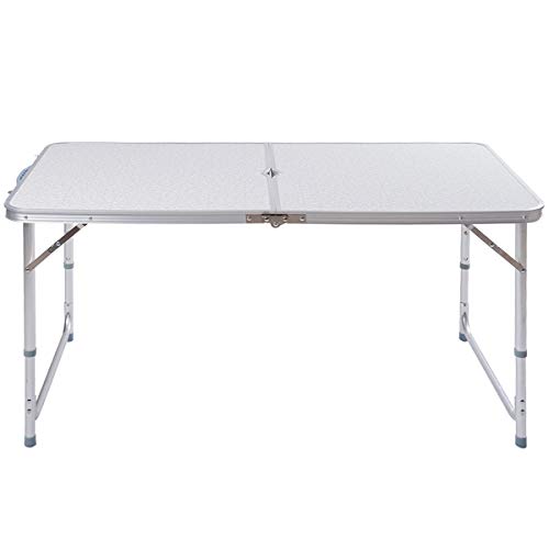 ZNL Klapptisch Campingtisch Falttisch verstellbar MDF Tischplatte Gartentisch 100 x 60cm EWT-01