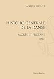 Image de Histoire générale de la danse sacrée et profane