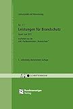 Image de Leistungen für Brandschutz: AHO Heft 17 (Schriftenreihe des AHO)