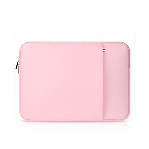Reißverschluss Laptop Hülle Schutz Hülle Case Cover Schutzabdeckung Notebook Hülle für MacBook Pro / Air – Rosa, 13 Zoll - 5