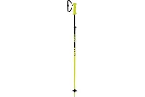 LEKI Rider Vario Bâtonnets de Ski pour Enfant Jaune Fluo 85-105 cm