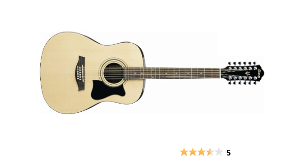 Ibanez V7212e Nt V Series Acoustic Guitar 12 String Includes Bag And Strap Ecru Amazon Co Uk Musical Instruments Dj