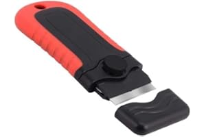 CANOPUS Multi-Surface Cleaning Tool Non Scratch with 10 Spare Replacement for Glass, Ceramic Cooktops, Ovens, Glass Top Stoves and Cars - Removes Burned-On Food, Tough Stains, Dirt, Stickers and Paint