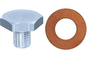 Restagraf - Bouchon de Vidange avec Joint - M10-1,25 x 13 mm - Compatible avec un Grand Nombre de Véhicules et de Moteurs - Réf. 221466