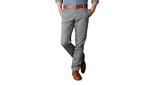 Dockers Mens Mens Alpha Khaki Stretch Slim Tapered Stretch Burma