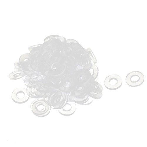 Preisvergleich Produktbild sourcing map 100pcs Ankerstange Draht Gummimuffe Schutz Klar 8mm Innendurchmesser