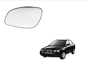 Auto Spare World Right Side Mirror Glass for Maruti Baleno 1999-2007 Set of 1 Pcs.