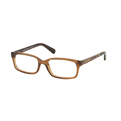 Preisvergleich Produktbild Michael Kors Damen Brillengestell Medellin milky brown / Snake