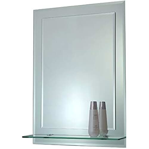Amazon.co.uk bathroom mirrors with shelf