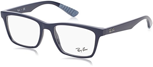 Preisvergleich Produktbild Ray-Ban Herren Brillengestell RX7019, Schwarz (Negro), 53
