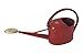 Produktbild Haws V134BY Slimcan Galvanized Watering Can with Oval Rose, 1.3-Gallon/5-Liter, Burgundy Color: Burgundy