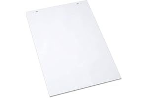 TSHOP Trade Shop - 20 FOGLI PER LAVAGNE MOBILI BLOCCO PER LAVAGNA 70X100CM 80GR./MQ CARTA BIANCA -