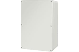 Voarge Scatola di giunzione, IP65 ABS Scatola di derivazione impermeabile, Scatole di giunzione fai-da-te in plastica ABS per elettricità interna ed esterna, comunicazione, estintori (115 * 90 * 55mm)