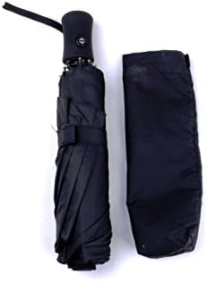 Golf Umbrella 37 inch Best Automatic Open for Fast Release Folding Travel Umbrella with Anti-Slip Rubberized Grip, Ultra Compact Windproof Men and Woman - Black
