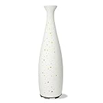 Sterline Ceramic Elegance Essential Oil Diffuser and Aromatherapy Diffuser with LED Changing Color Lights, Water Shortage Protection and Overheating Protection, 110ml Water Capacity