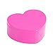 Produktbild FIONAT Schmuckkästchen Schmuck-Förmige Schmuckschatulle Pfirsich-Herz Kinder Desktop Multi-Layer-Schmuck Aufbewahrungsbox Mit Spiegel 13,3 * 11,5 * 5,5 cm, Deep Pink