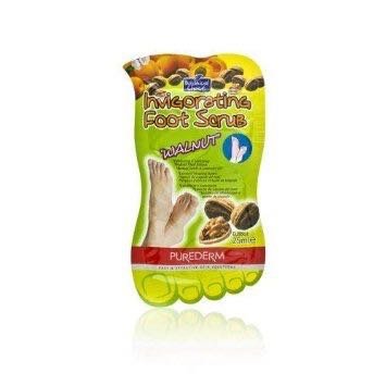 PUREDERM Invigorating Foot Scrub WALNUT
