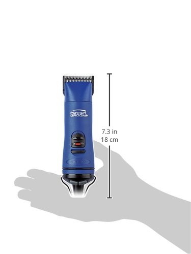 Andis Power Groom+ 5-Speed Detachable Blade Clipper, Professional Animal Grooming, Blue, AGRV (63360) - Image 6