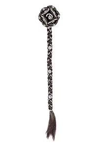 Shivarth Juda Choti With Stone Work Wig for Women And Girls, Hair Extension 25-27 Inches (Black)