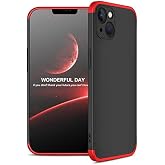 Spia Apple iPhone 13 Mini Kılıf Siyah-Kırmızı Carax Sert Kapak Orijinal Esnek İnce Geliştirilmiş Dayanıklı Darbe Karşıtı Koru