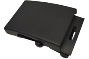 UPGRADE 3STYLE Fibbia Militare in Metallo, Automatica, Nero Opaco anelli rettangolari per tracolle fibbie scorrevoli accessori per tracolle e cinture