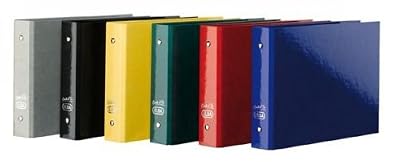 Elba 27410 Classeur Carte D'Or 01 Carte Pelliculée A5 210 x 148 mm 2 Anneaux 30 mm 6 Couleurs Assorties