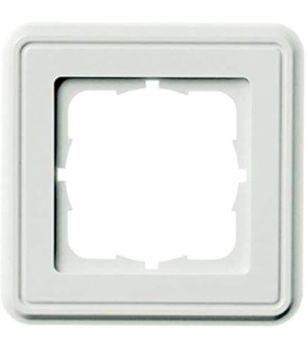 Telegärtner AMJ Unterputzdose – 50 X 50 Mm, 2-fach, Alpinweiß, Für RJ-45 Stecker (VE = 5 Stück)