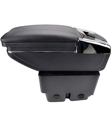 Bracciolo Auto Per Fiesta 2009-2017 - Console Centrale Con Vano Portaoggetti E USB