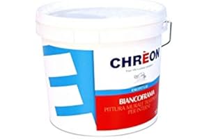 CHRÈON Biancoframa Pittura murale Traspirante per interni lt 5 Bianco