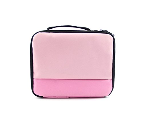 Preisvergleich Produktbild [Drucken-Fall-Kamera-Kasten-Beutel cp910 / 1200 prinhome Aufbewahrungsbehälter] - TaiYuan umfassender Schutz-Canon-Kameratasche-Beutel mit weicher Nylonsegeltuch (Rosa)