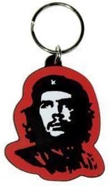 Che Guevara (Red) Rubber Keychain Licensed New