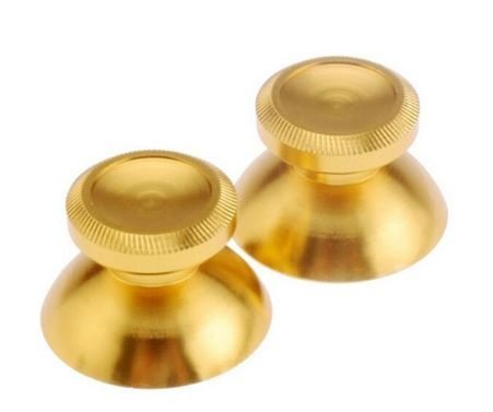 Preisvergleich Produktbild PS4 Xbox One Analog Sticks Thumb Sticks Aluminium (Gold)