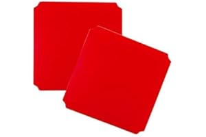 Moveandstic 2er Set Platte rot 40x40 cm