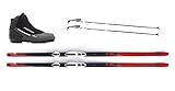 Langlauf Ski Set Cruising Fischer Jupiter Crown + Bdg +...