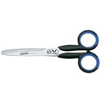 Kretzer Finny Silhouettenschere – 13 Cm, Für Basteln & Präzisionsarbeiten – Scharfe Spitze, Soft-Griff, Für Rechtshänder