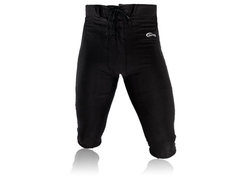 Full Force Patalon de Jeu de Football americain Pro Cut GAMEPANTS, Stretch, Noir