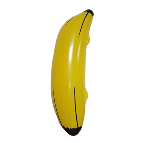 STOBOK PVC Inflatable Banana Toy Display Props Creative Gift Plastic Foam Artificial Home Wedding Showcase Decorations